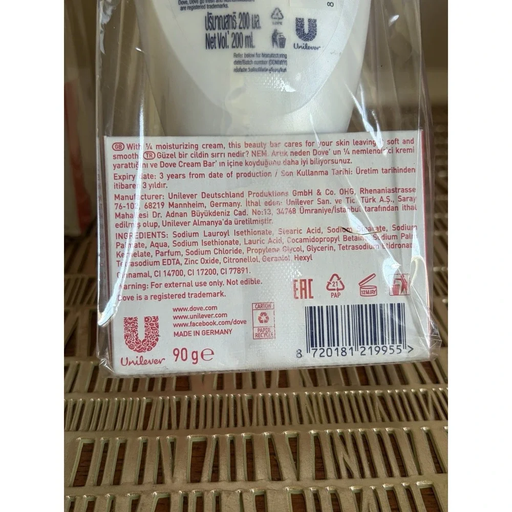 Lot (5) Dove Go Fresh Revive Body Wash and Bar Soap 2-PC Beauty Set 6.76 Fl Oz - Picture 4 of 6